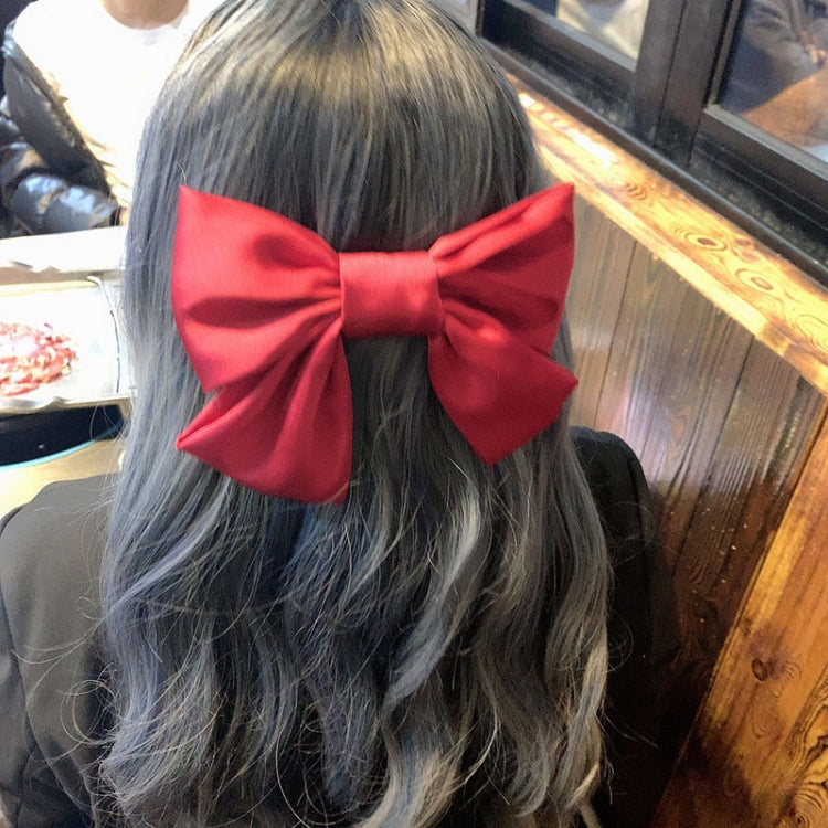 5 PCS Satin Bow Hairpin Back Head Hair Accessories