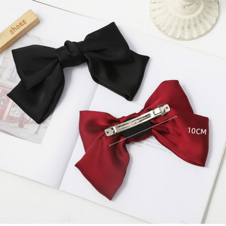 5 PCS Satin Bow Hairpin Back Head Hair Accessories