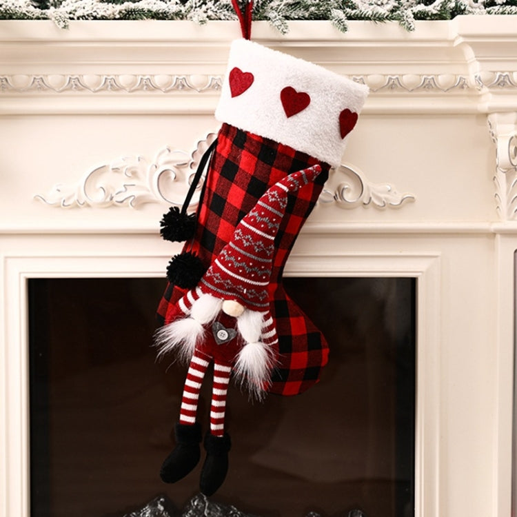 Hanging Feet Faceless Doll Christmas Socks Christmas Decoration Gift Bag