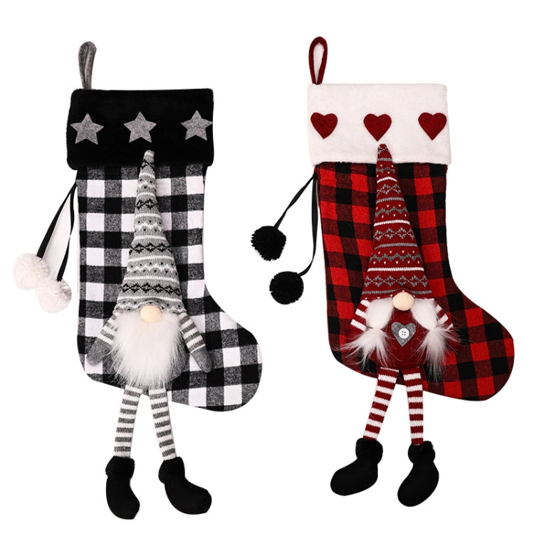 Hanging Feet Faceless Doll Christmas Socks Christmas Decoration Gift Bag