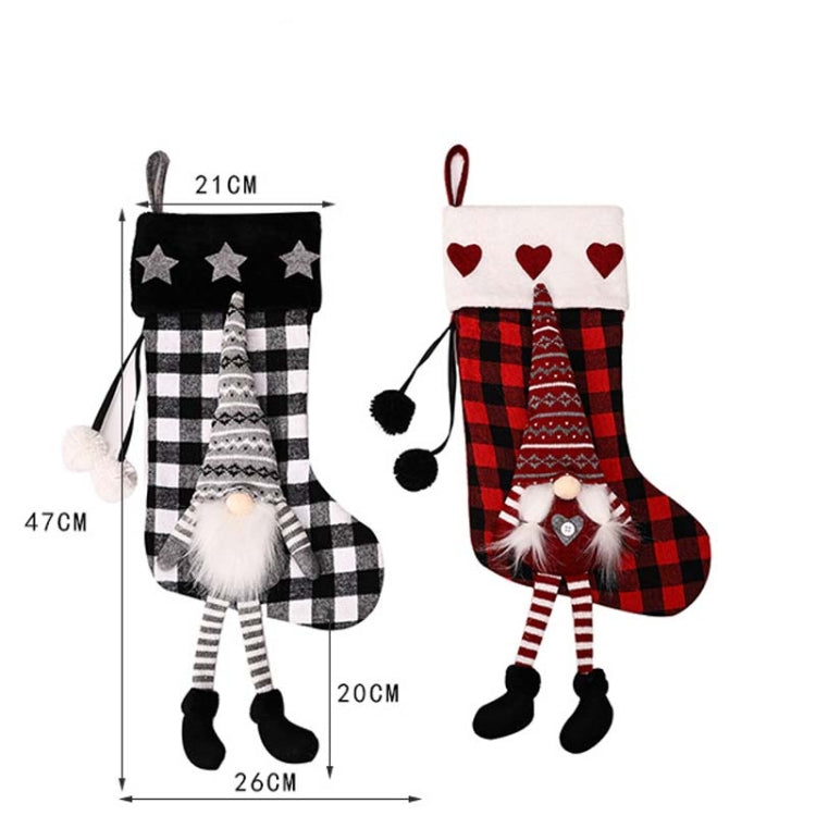 Hanging Feet Faceless Doll Christmas Socks Christmas Decoration Gift Bag