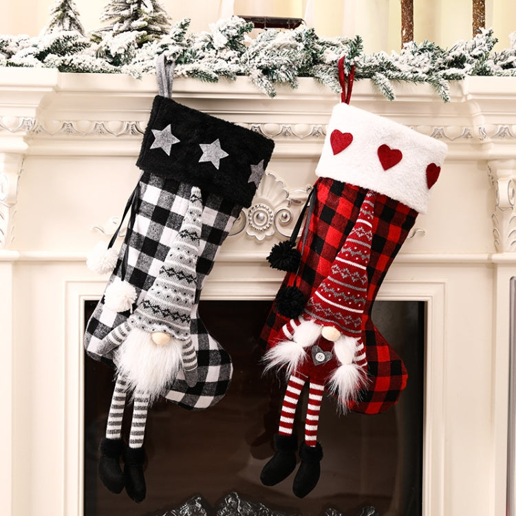 Hanging Feet Faceless Doll Christmas Socks Christmas Decoration Gift Bag