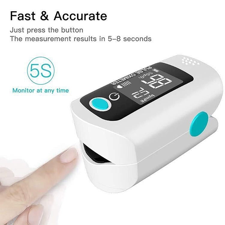 X1805 Oxygen Saturation Detector Medical Monitoring Heart Rate Finger Clip Oximeter