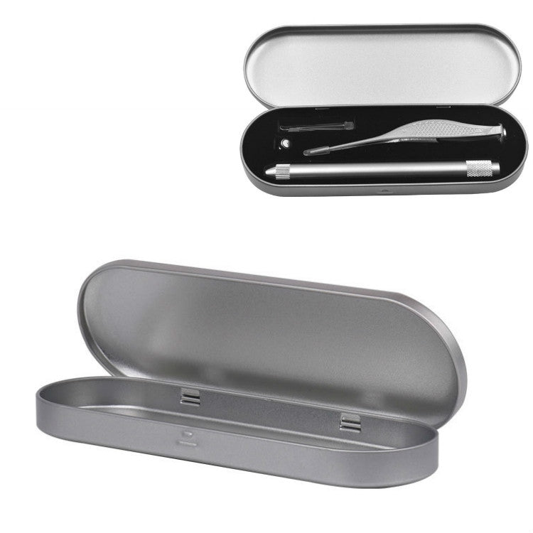 10 PCS Tinplate Stationery Box Acne Needle Beauty Needle Tin Box Paper Clip Storage Box, Color Random Delivery