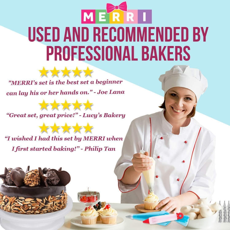 164 in 1 Cake Turntable Set Stainless Steel Decorating Mouth Baking Tools