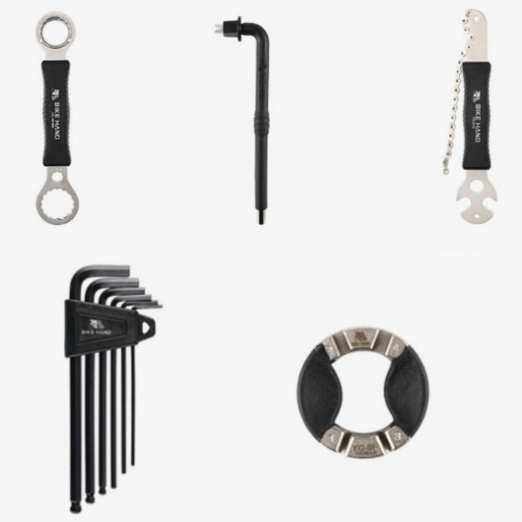 BIKEHAND Bicycle Tool Box Set Renovation Vehicle Tool Kit Riding Equipment Accessories