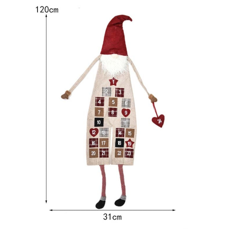 Christmas Ornaments Burlap Forester Calendar Rudolph Creative Countdown Calendar