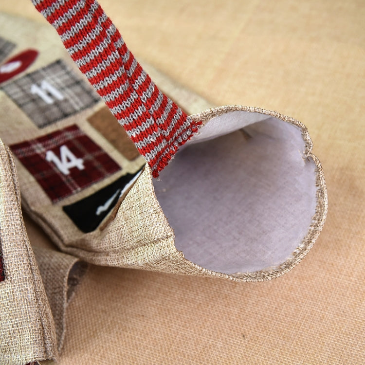 Christmas Ornaments Burlap Forester Calendar Rudolph Creative Countdown Calendar