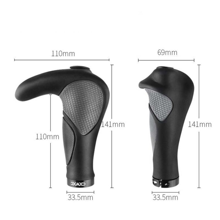 CXWXC Bicycle Handlebar Cover Mountain Bike Bullhorn Rubber Handlebar Cover Riding Accessories