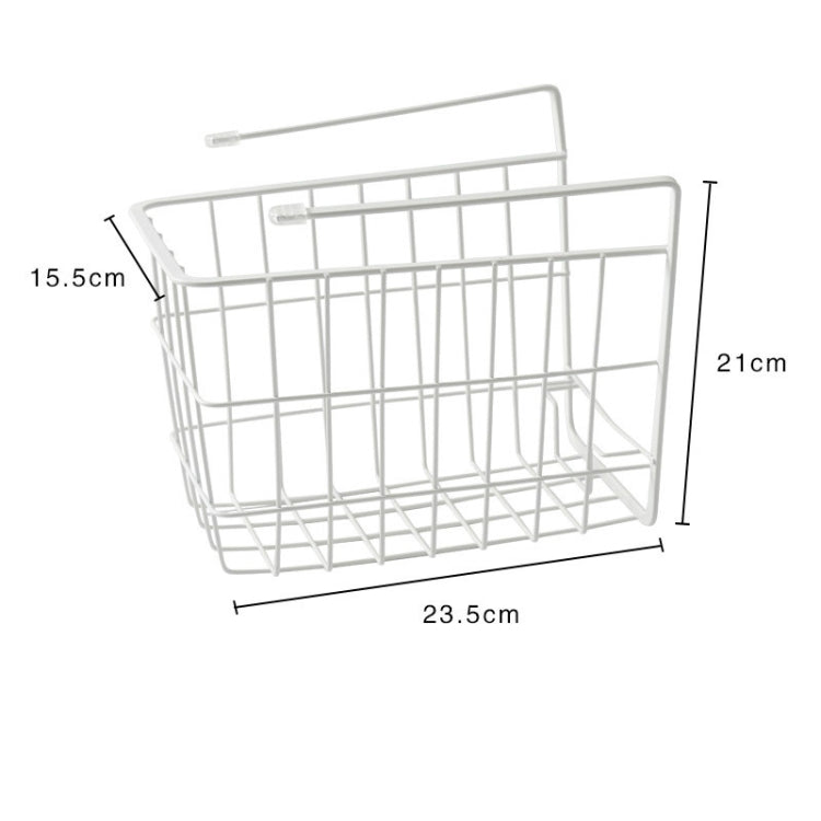 Closet Storage Rack Under The Partition Hanging Basket Storage Basket