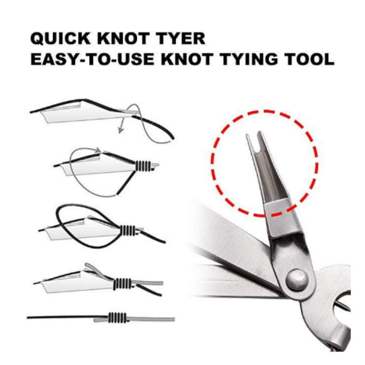 Outdoor Fishing Supplies Fishing Clamp Fishing Line Scissors Telescopic Keychain