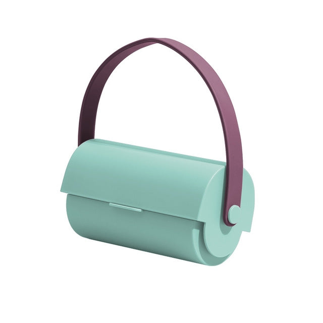 Handheld Lanyard Roller Sticky Hair Clothes Convenient Dust Removal Brush