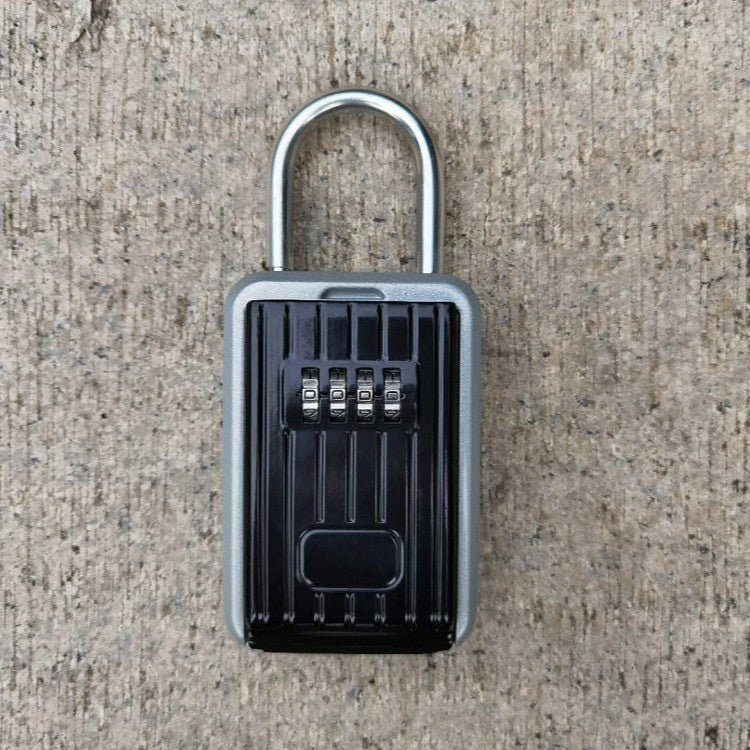 Password Key Box Wall-Mounted Metal Box Password Box Outdoor Key Anti-Theft Storage Box