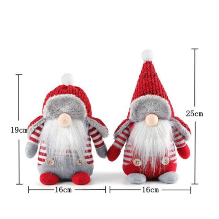 Christmas Decorations Santa Claus Ornaments Faceless Doll Window Decorations