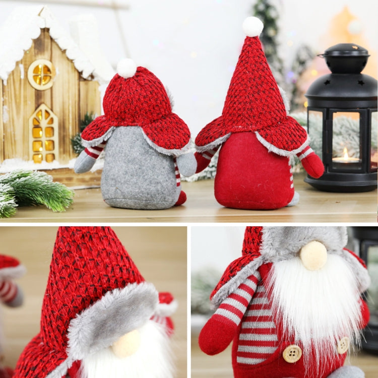 Christmas Decorations Santa Claus Ornaments Faceless Doll Window Decorations