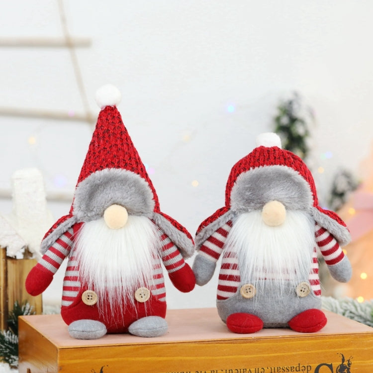 Christmas Decorations Santa Claus Ornaments Faceless Doll Window Decorations