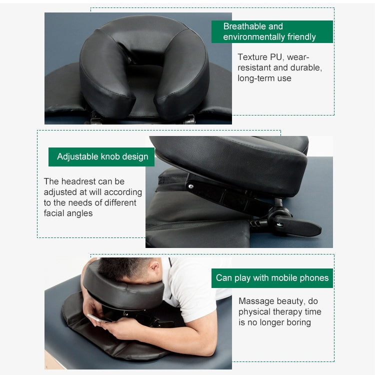 Adjustable Headrest Face Pillow Family Massage Beauty Cradle Rest Pad For Desk