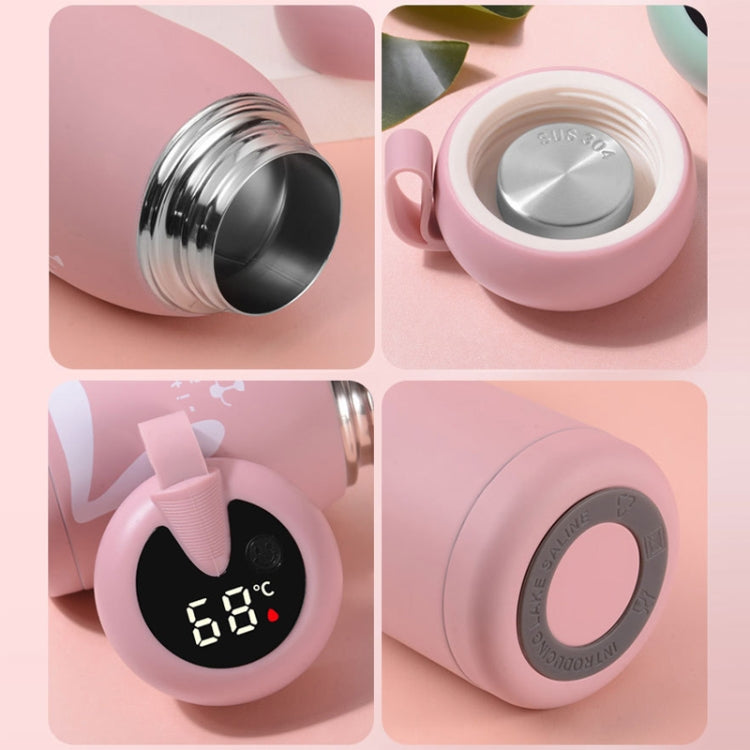 Cartoon Thermos Mug Intelligent Temperature Measurement Color Change Display Temperature Water Cup Couple Children Student Cup