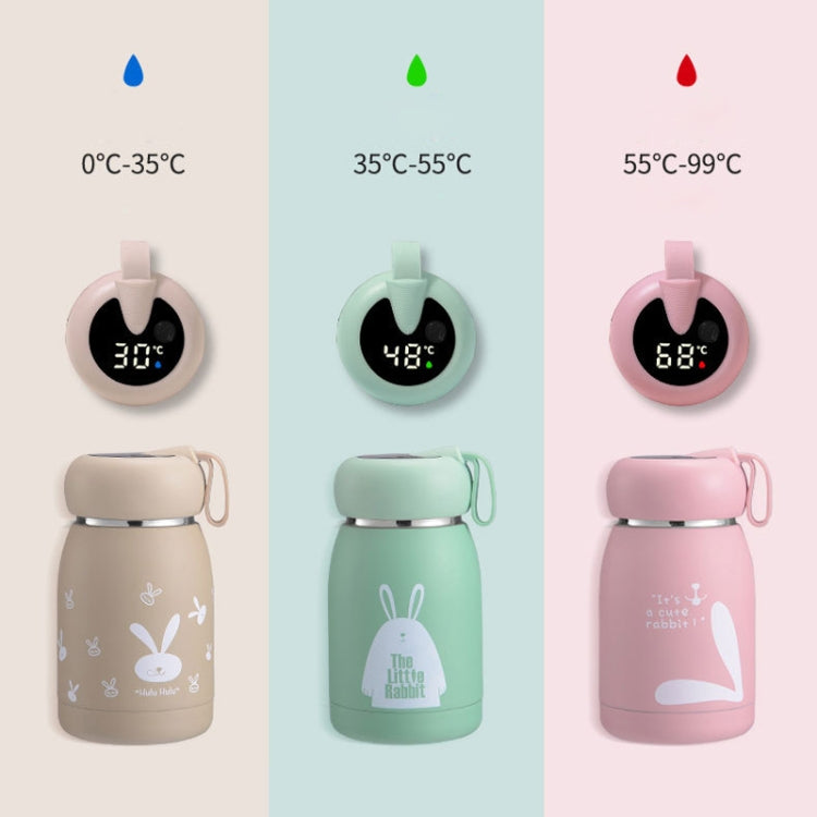 Cartoon Thermos Mug Intelligent Temperature Measurement Color Change Display Temperature Water Cup Couple Children Student Cup