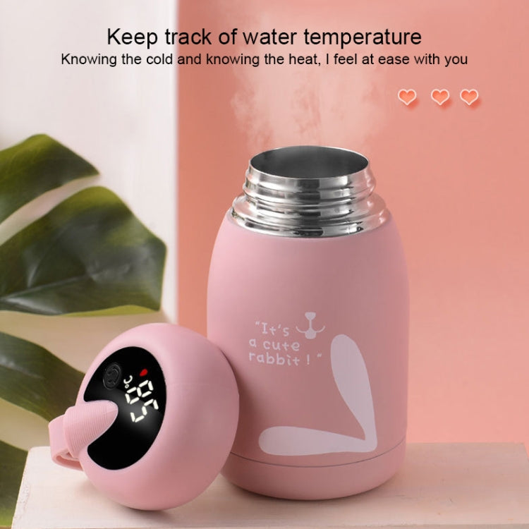 Cartoon Thermos Mug Intelligent Temperature Measurement Color Change Display Temperature Water Cup Couple Children Student Cup