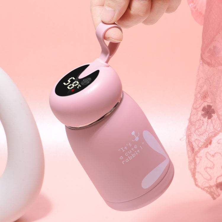 Cartoon Thermos Mug Intelligent Temperature Measurement Color Change Display Temperature Water Cup Couple Children Student Cup