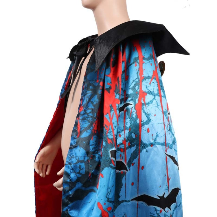 Halloween Dress Up Kids Double-Layer Printed Cloak