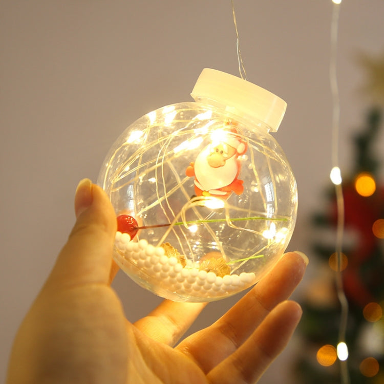 LED Copper Wire Curtain Light Wishing Ball Christmas Decoration String Lights, Random Style Delivery