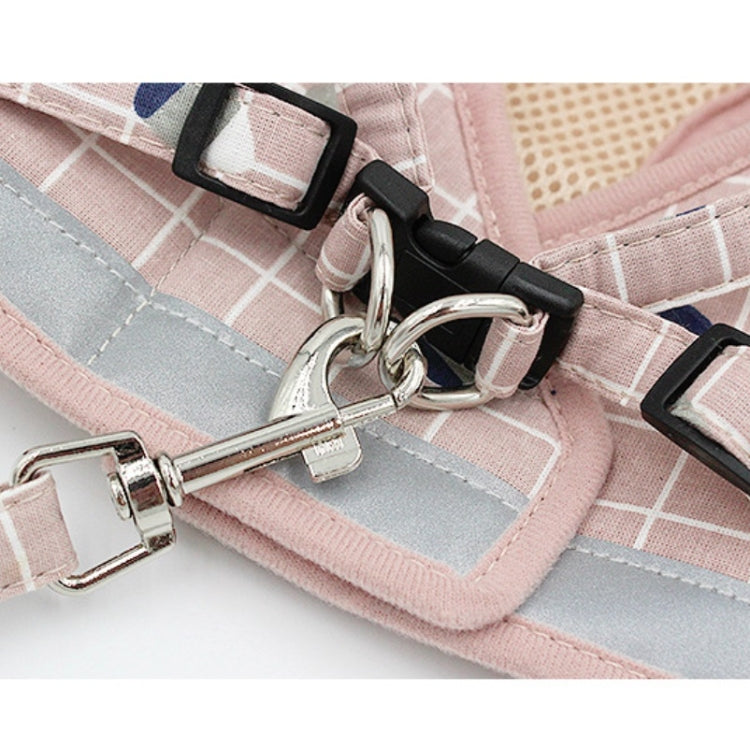 Reflective & Breathable Vest Traction Rope Pet Chest Leash