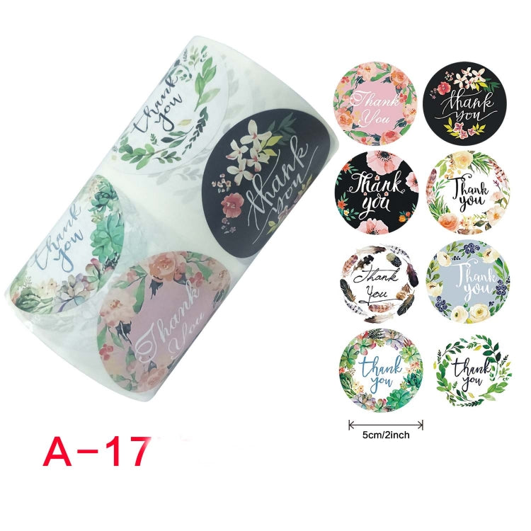 Rolled Floral Thank You Seal Envelope Decoration Wedding Decoration