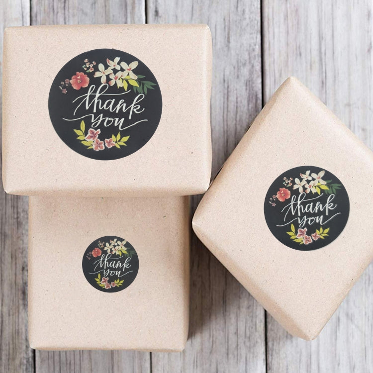 Rolled Floral Thank You Seal Envelope Decoration Wedding Decoration