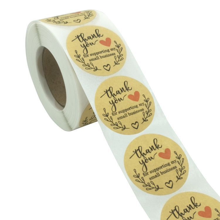 Rolls Thank You Stickers Baking Gift Sealing Sticker Wedding Holiday Label, Size: 5.0cm / 2inch