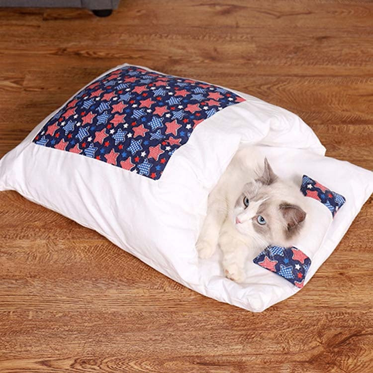 Closed Removable and Washable Cat Litter Sleeping Bag Winter Warm Dog Kennel
