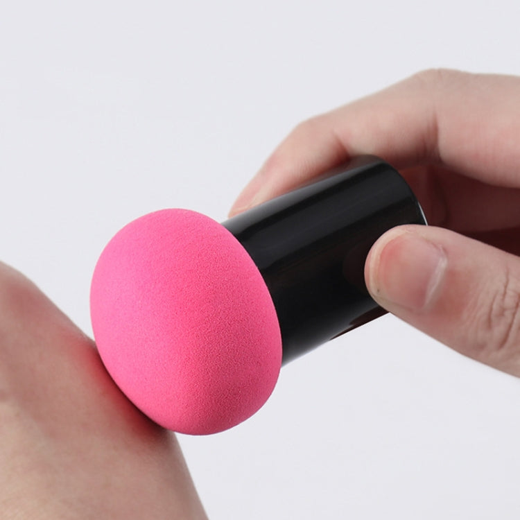 8 PCS Mushroom Head Puff Round Head Small Mushroom With Handle Puff Makeup Sponge Puff