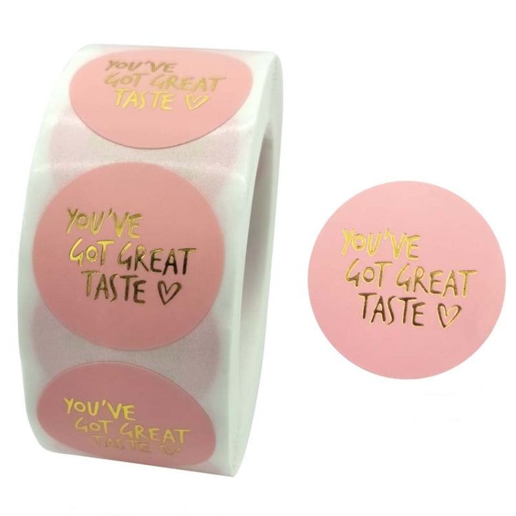 5 PCS  Hot Stamping Thank You Sticker Seal Sticker  Gift Wedding Decoration