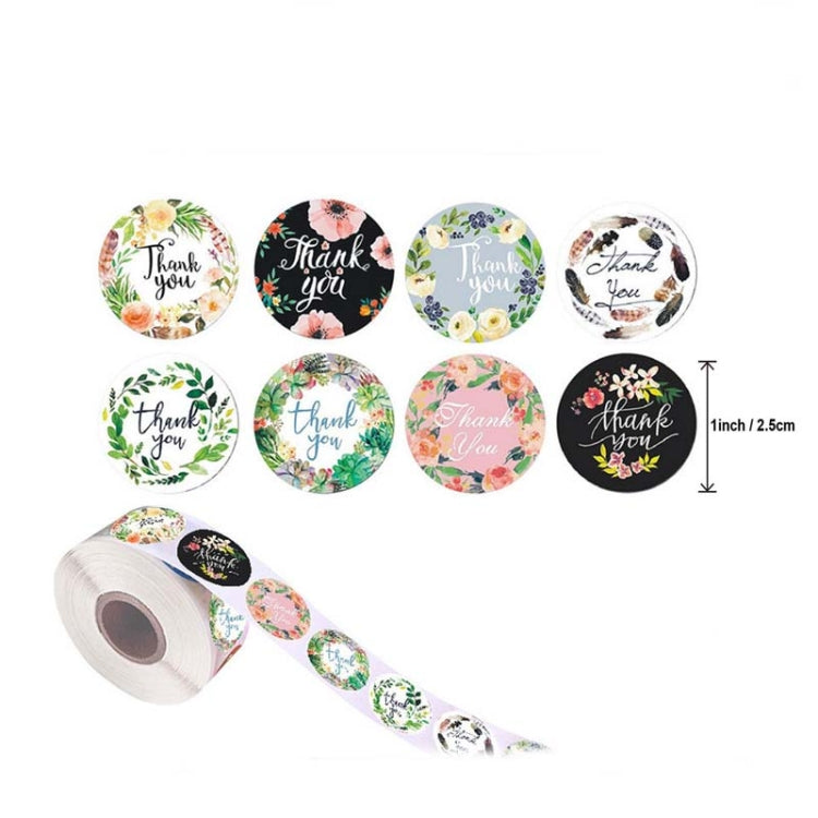 Roll Flower Decoration Thank You Seal Sticker Envelope Decoration Wedding Decoration
