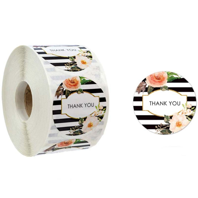 Roll Flower Decoration Thank You Seal Sticker Envelope Decoration Wedding Decoration