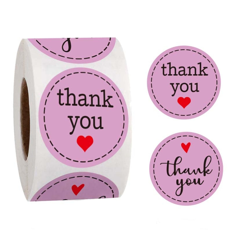 Roll Seal Sticker Thank You Sticker Flower Decoration Sticker Label