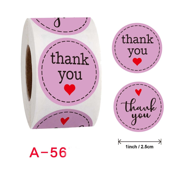 Roll Seal Sticker Thank You Sticker Flower Decoration Sticker Label