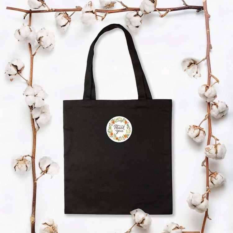 Roll Seal Sticker Thank You Sticker Flower Decoration Sticker Label