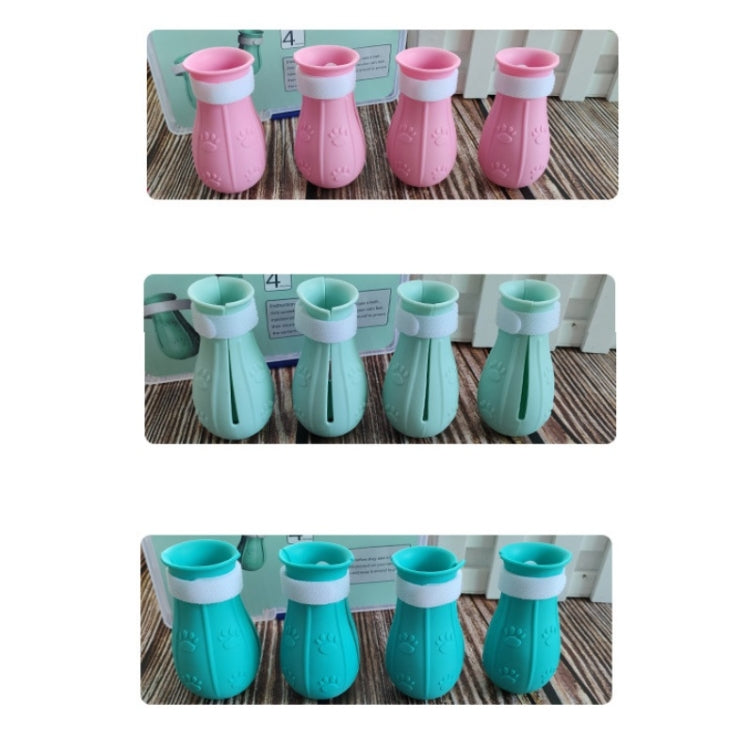 4pcs/pack Cat Bathing Scratch-Proof Foot Cover