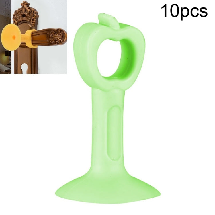 10pcs Extended Version Of Silicone Door Stopper Punch-Free Handle Anti-Collision Door Stopper