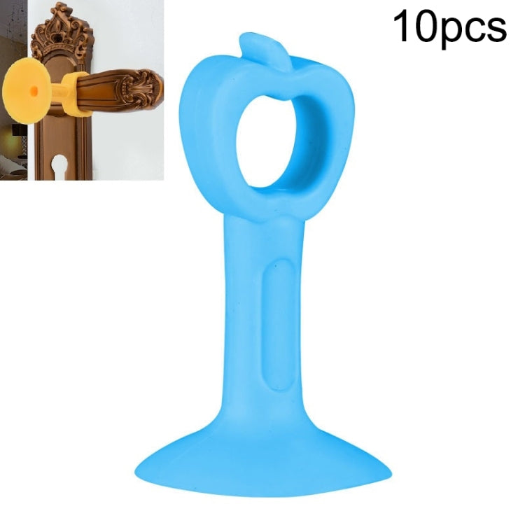 10pcs Extended Version Of Silicone Door Stopper Punch-Free Handle Anti-Collision Door Stopper