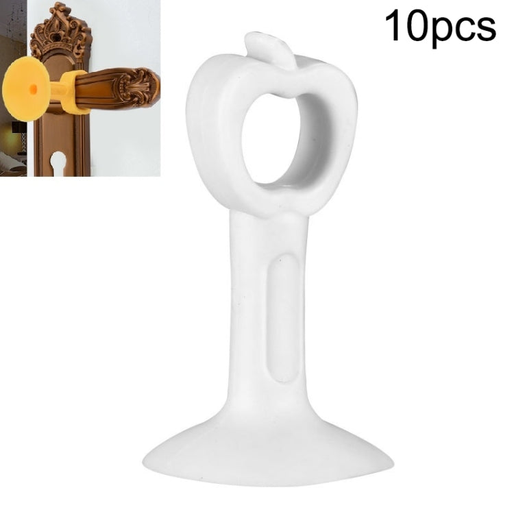 10pcs Extended Version Of Silicone Door Stopper Punch-Free Handle Anti-Collision Door Stopper
