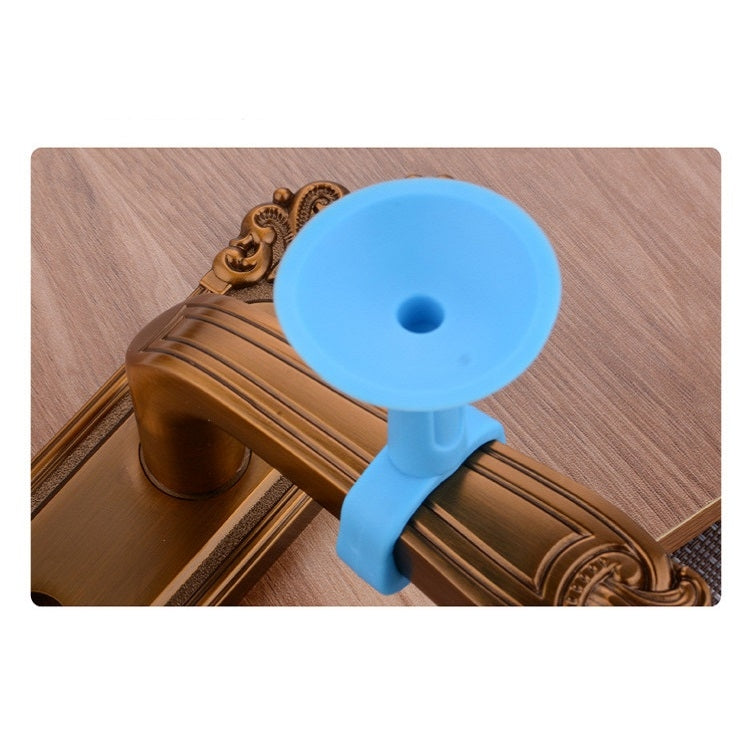 10pcs Extended Version Of Silicone Door Stopper Punch-Free Handle Anti-Collision Door Stopper