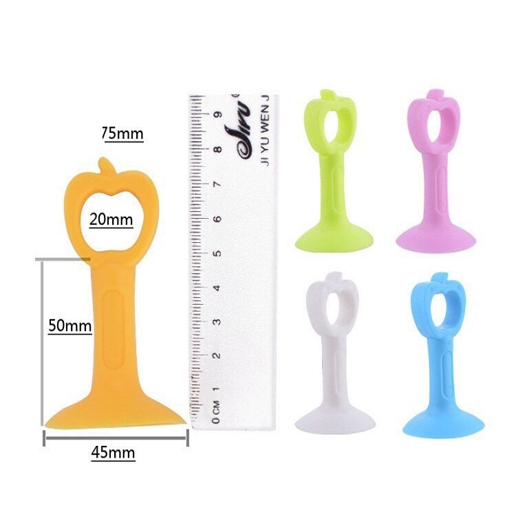 10pcs Extended Version Of Silicone Door Stopper Punch-Free Handle Anti-Collision Door Stopper