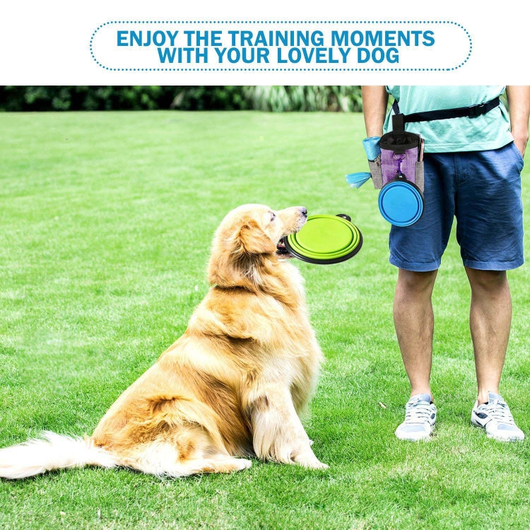 Pet Training Waist Bag With Belt Portable Outing Training Pet Snack Bag