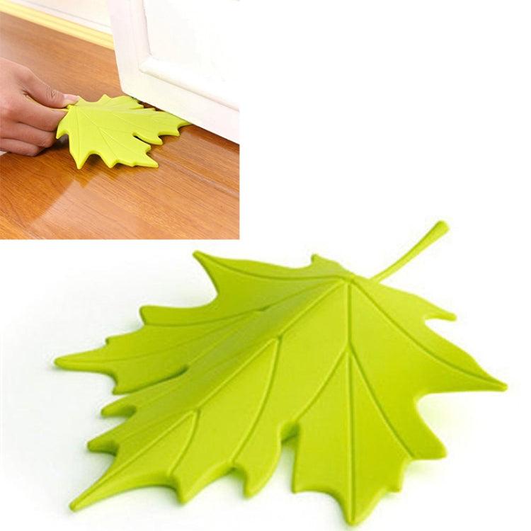 Maple Autumn Leaf Style Home Decor Finger Safety Door Stop Stopper