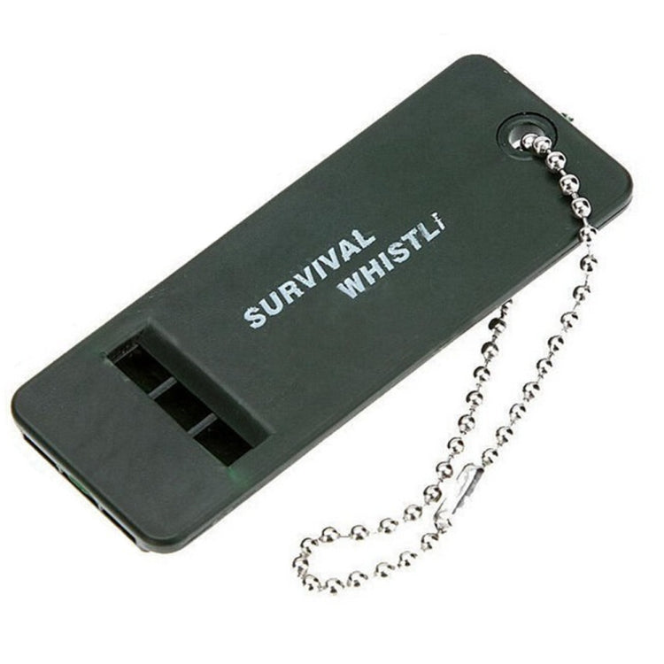 10 PCS Outdoor Portable Multi-audio Survival Whistle