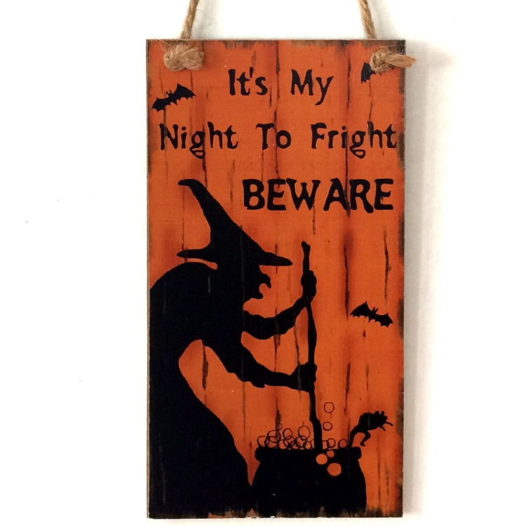 Halloween Ghost Festival Wooden Crafts Listing  Decoration Gift Hanging Board