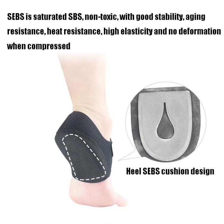 Heel Fatigue Shock Absorption And Warmth Gel Protective Cover